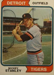 1974 Topps Baseball Cards      530     Mickey Stanley